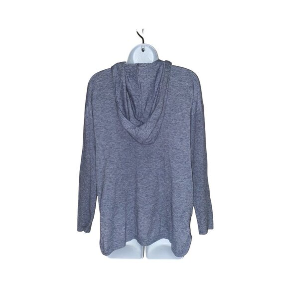 Sz.M*Miley Cyrus*Heather Blue Sweater/Hoodie--Kangaroo Pocket - Picture 6 of 7